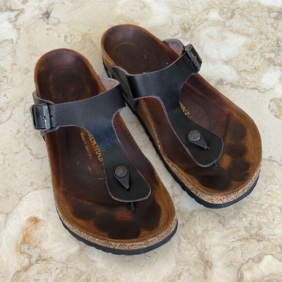 Birkenstock Gizeh Birko-Flor - Black - Picture 2 of 13